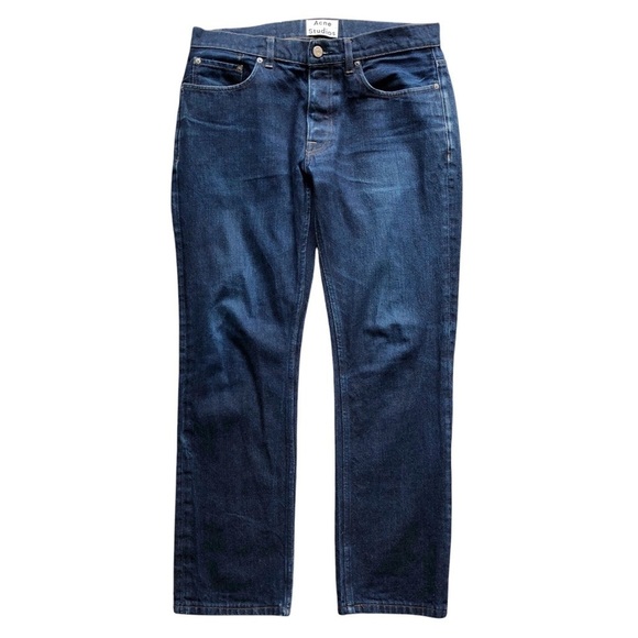 Acne Studio Mens Jeans Roc Raw Size 33 - Picture 1 of 12